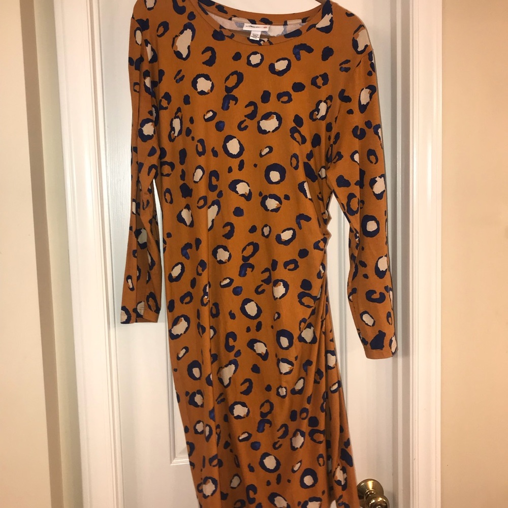 Unique leopard print dress